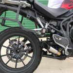 Ponteira inox com curva coletora com abafador Triumph Tiger 1200 Explorer