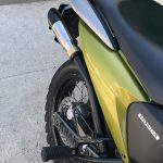 Escapamento com ponteira inox com abafador Honda Transalp