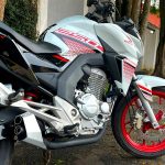 Ponteira de escapamento com abafador Honda Twister 250