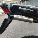 Coletor intermediário longo e ponteira inox com abafador Honda XRE 300