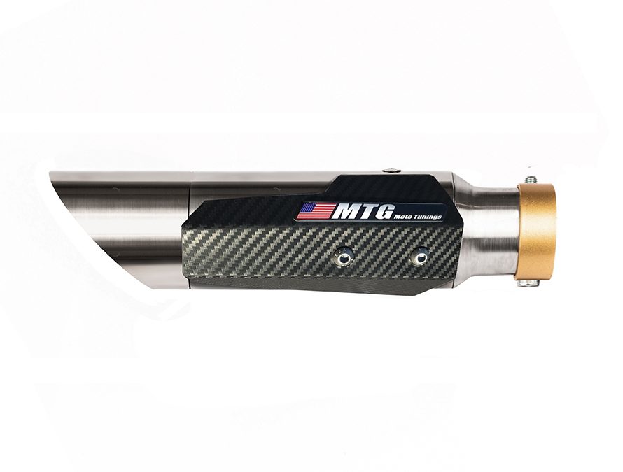 Coletor intermediário e ponteira inox com abafador Honda XRE 300
