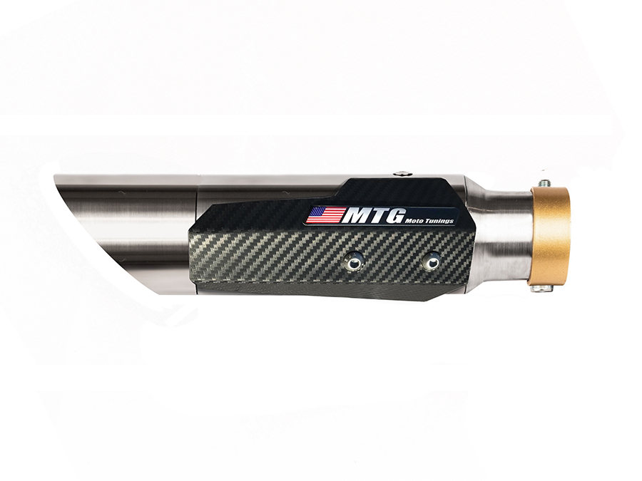 Coletor intermediário e ponteira inox com abafador Honda XRE 300