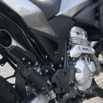 Coletor intermediário e ponteira inox com abafador Honda XRE 300