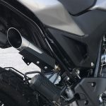 Coletor intermediário e ponteira inox com abafador Honda XRE 300