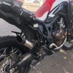 Ponteira de escapamento com abafador Honda Africa Twin CRF1000L