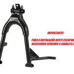 Escapamento com ponteira Dafra Apache RTR 200