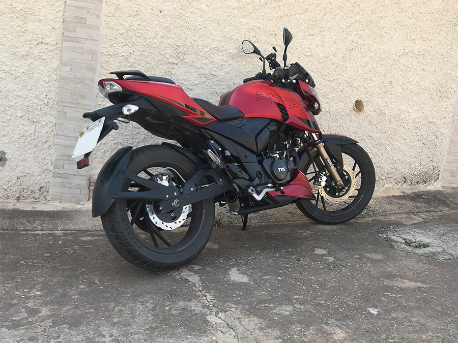 Escapamento com ponteira Dafra Apache RTR 200