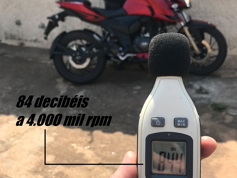 Escapamento com ponteira Dafra Apache RTR 200