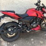 Escapamento com ponteira Dafra Apache RTR 200