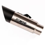 Ponteira de escapamento inox com abafador Suzuki Bandit 600N