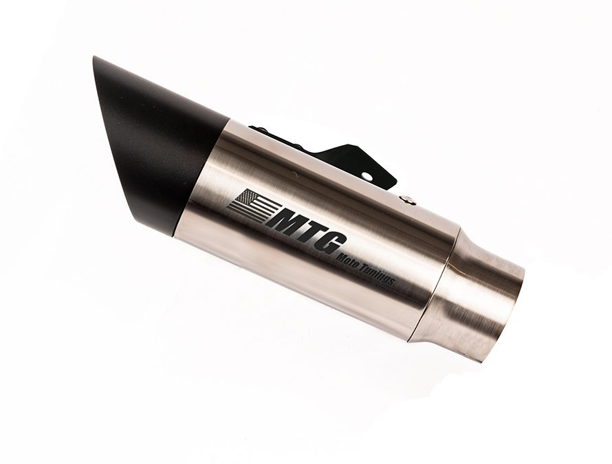 Ponteira de escapamento inox com abafador Suzuki Bandit 600N