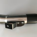 Ponteira de escapamento inox com abafador Suzuki Bandit 600N