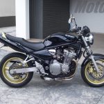 Ponteira de escapamento inox com abafador Suzuki Bandit 600N