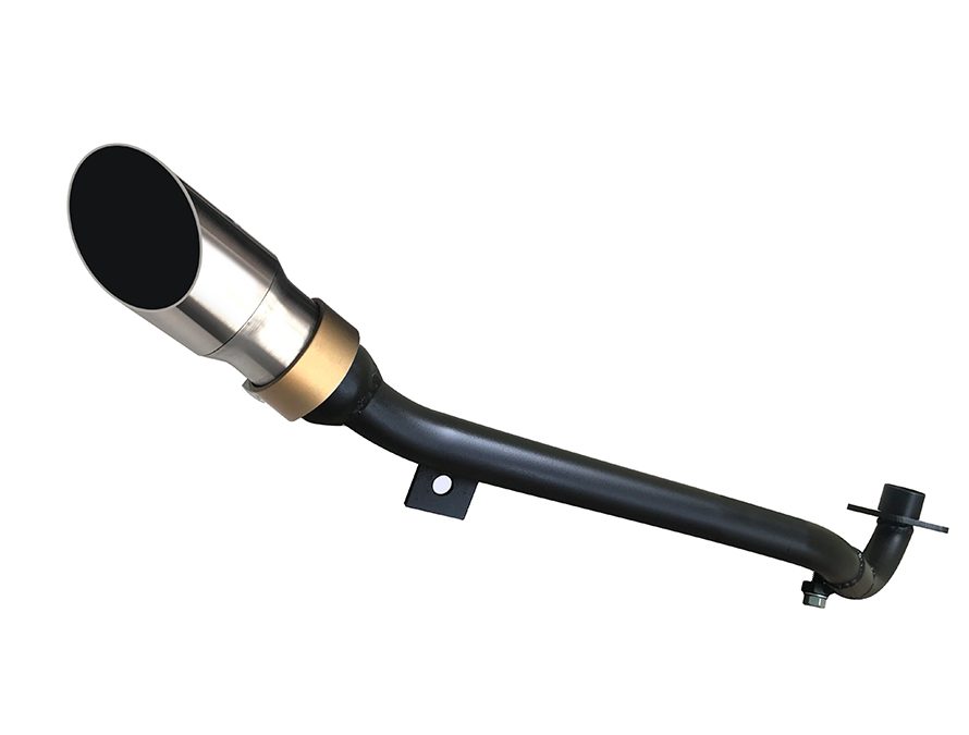 Escapamento Honda completo ponteira inox com abafador Biz 125