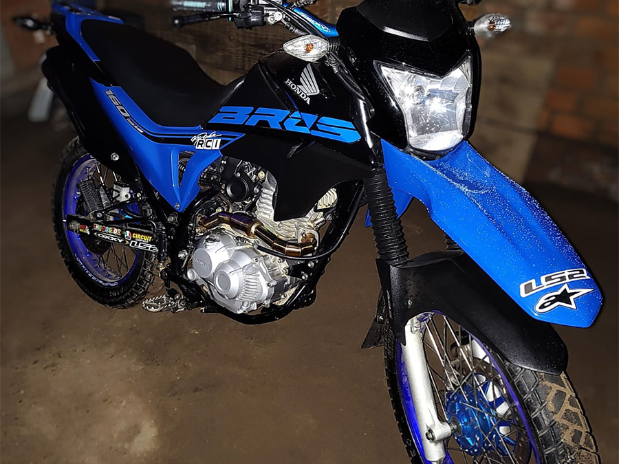 Curva coletora Honda inox Bros 160
