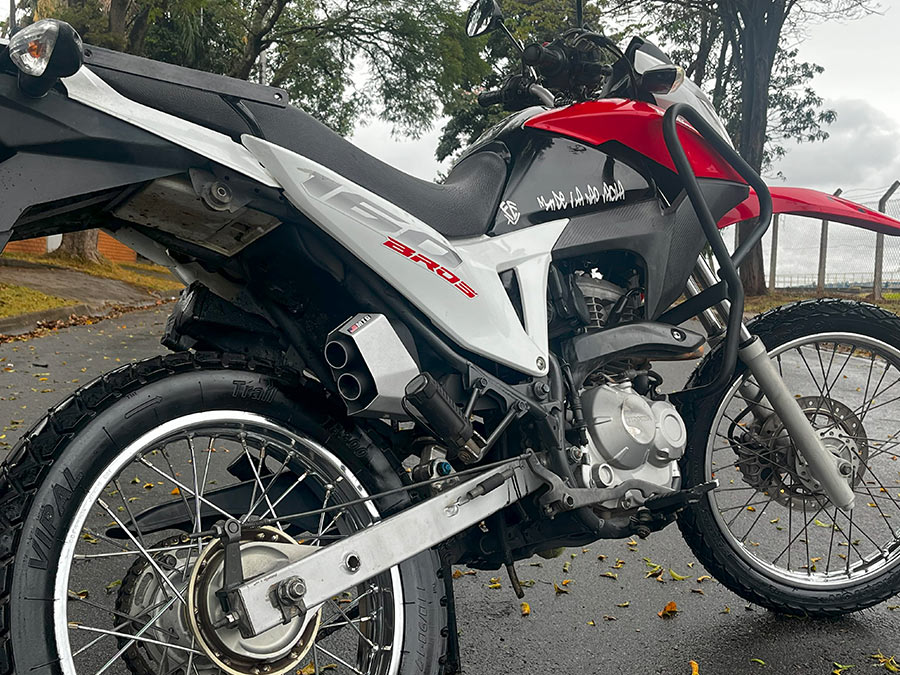 Escapamento Honda Bros 160