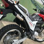 Escapamento ponteira inox Honda com abafador Bros 160