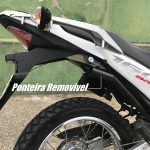 Escapamento ponteira inox Honda com abafador Bros 160