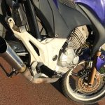 Ponteira de escapamento em inox com abafador Honda CB 300R