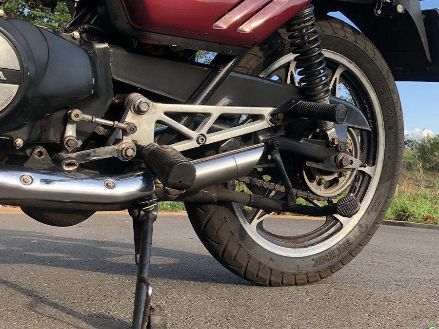 Ponteira de escapamento inox com abafador Honda CB 400