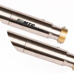 Ponteira de escapamento inox com abafador Honda CB 450