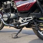 Ponteira de escapamento inox com abafador Honda CB 450
