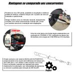 Ponteira de escapamento inox com abafador Honda CB 500 Carburada