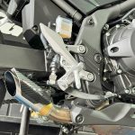 Ponteira de escapamento inox com abafador Honda CB 500F