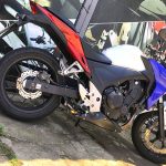 Ponteira de escapamento inox com abafador Honda CB 500F