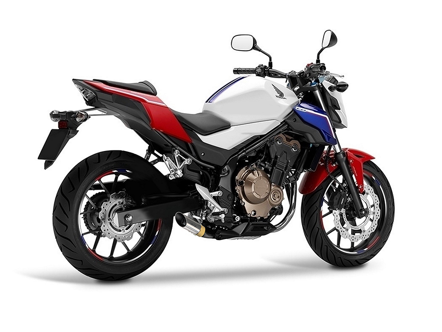 Ponteira de escapamento curta com abafador Honda CB 500F