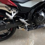 Ponteira de escapamento curta com abafador Honda CB 500F