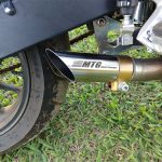 Ponteira de escapamento curta com abafador Honda CB 500F