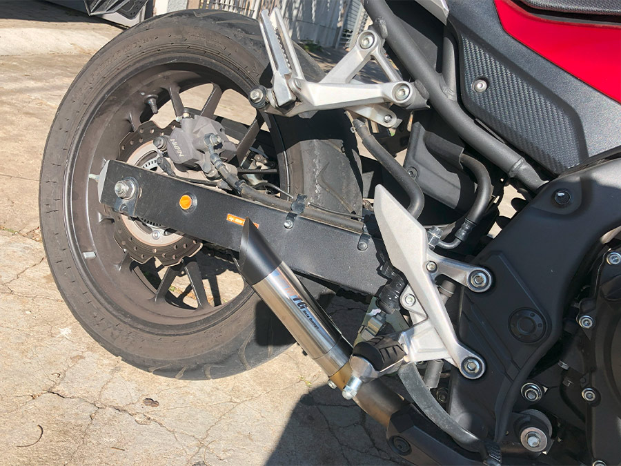 Ponteira de escapamento silenciosa com abafador Honda CB 500 F