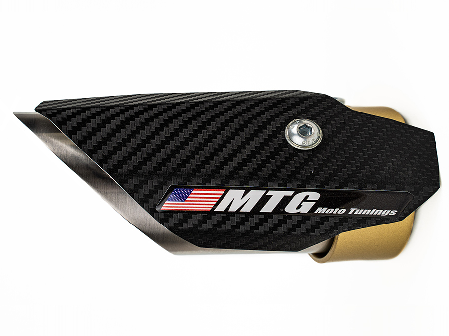 Ponteira de escapamento inox com abafador Honda CB 500R