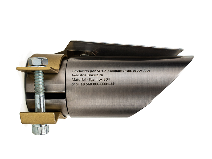Ponteira de escapamento inox com abafador Honda CB 500R