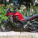 Ponteira de escapamento inox com abafador Honda CB 500X