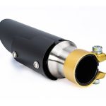 Ponteira de escapamento Black com abafador Royal Enfield Classic 350