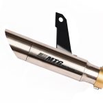 Ponteira de escapamento inox com abafador Royal Enfield Classic 500 bullet