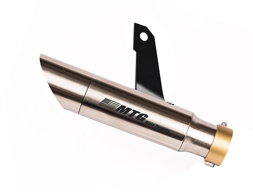 Ponteira de escapamento inox com abafador Royal Enfield Classic 500 bullet