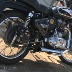 Ponteira de escapamento inox com abafador Royal Enfield Classic 500 bullet