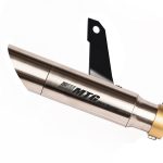 Ponteira de escapamento inox com abafador Royal Enfield Classic 500 Squadron Blue