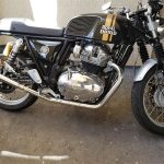 Par de ponteiras de escapamento Standard Lacradas com abafador Royal Enfield Continental GT 650