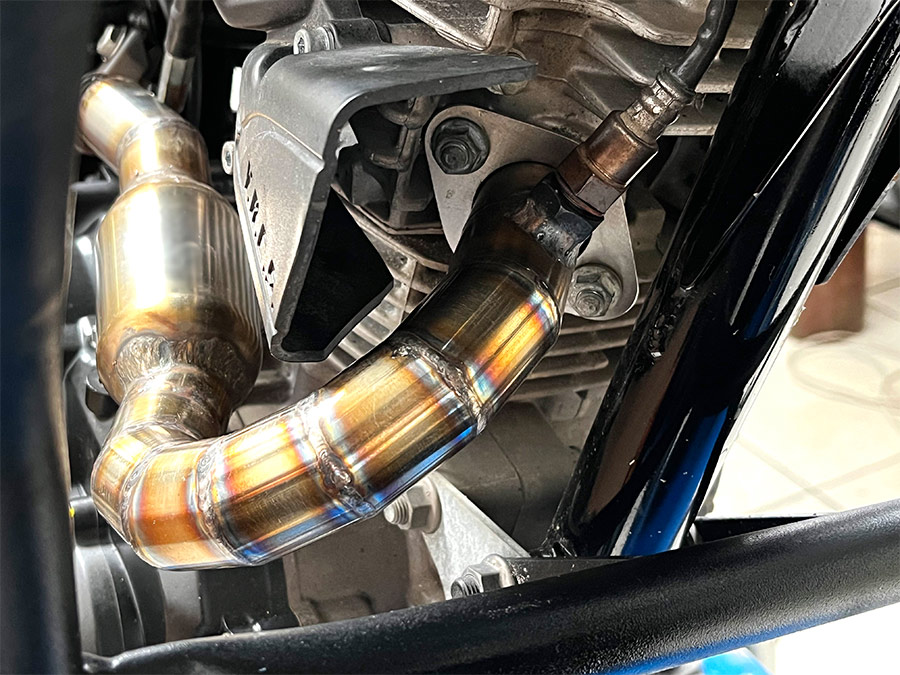 Curva coletora inox Yamaha Crosser 150