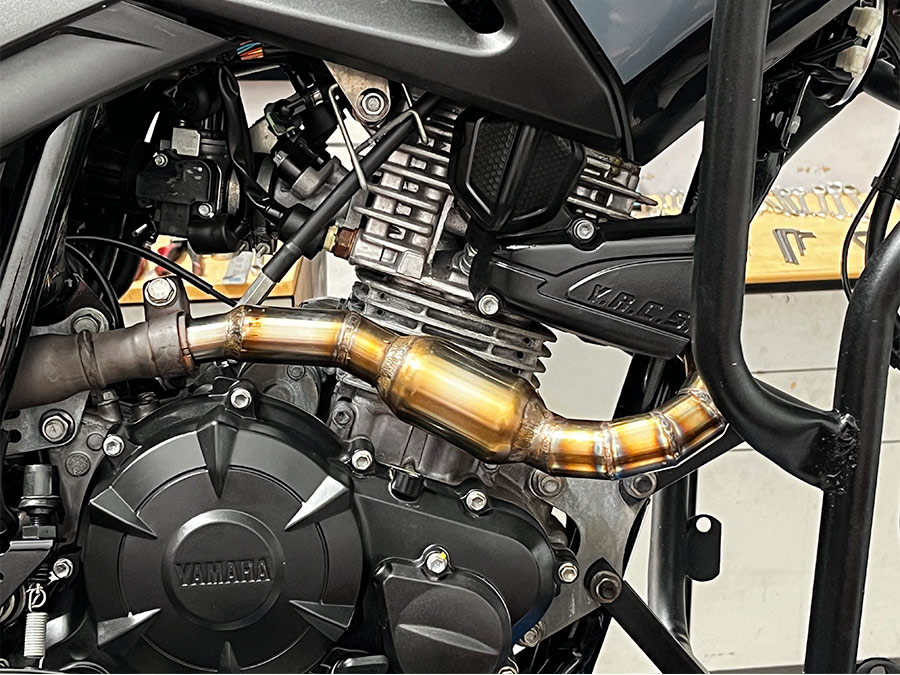 Curva coletora inox Yamaha Crosser 150