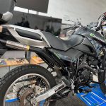 Ponteira de escapamento inox e coletor intermediário com abafador Yamaha Crosser 150