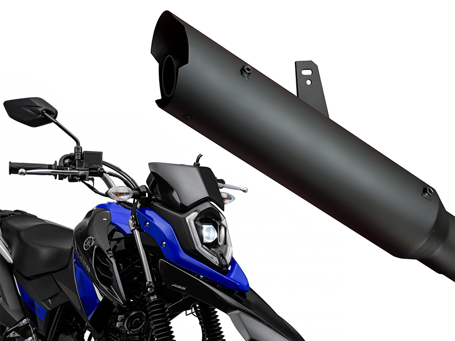 Ponteira de escapamento ronco grave Yamaha Crosser 2023