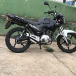 Escapamento com ponteira inox com abafador Yamaha Factor 125