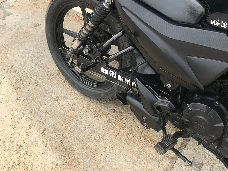 Escapamento com ponteira inox com abafador Yamaha Factor 150