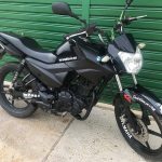 Escapamento com ponteira inox com abafador Yamaha Fazer 150