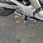 Escapamento com ponteira inox com abafador Yamaha Fazer 250 FZ25 (2006 a 2009)